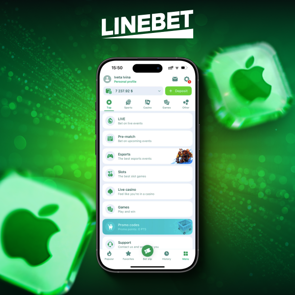 Télécharger Linebet iOS